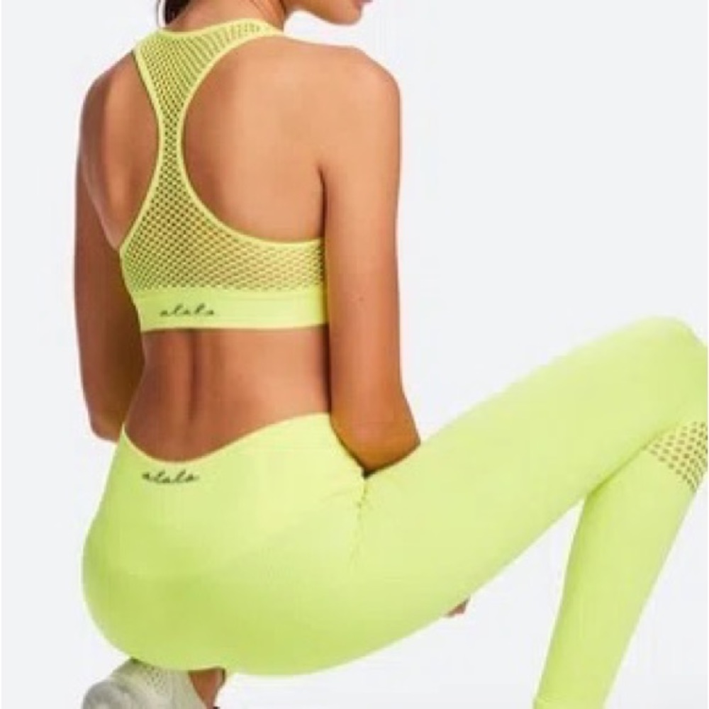 Alala Neon Yellow Seamless Set